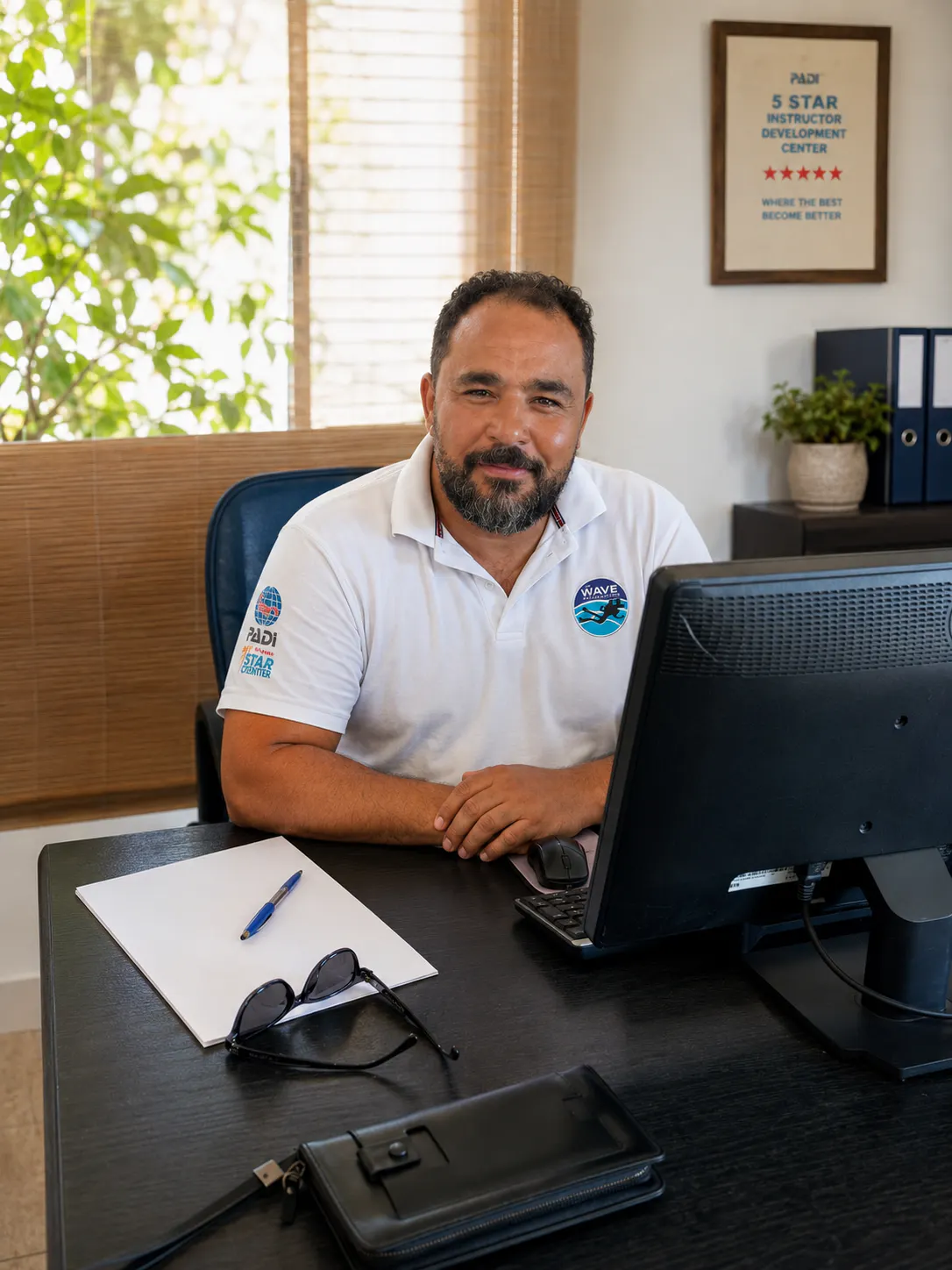 Hossam El Ghanam, Technical Manager at The Wave Diving Center