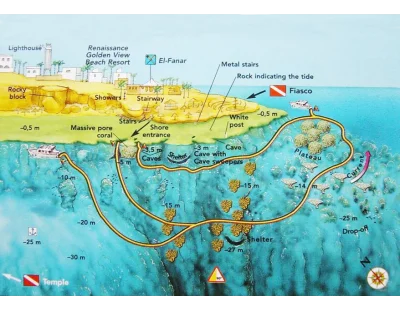 Ras Umm Sid dive map